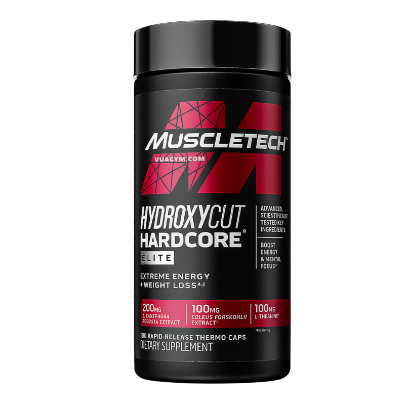 Ảnh sản phẩm MuscleTech - Hydroxycut Hardcore Elite (100 viên) (Tem TC Sport)