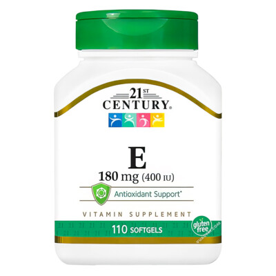 Ảnh sản phẩm 21st Century - Vitamin E 180mg / Softgel (110 viên) - 1