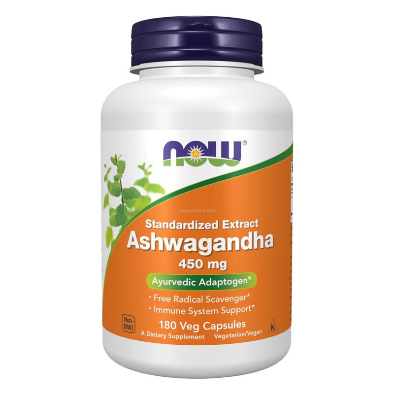 Ảnh sản phẩm NOW - Ashwagandha 450mg (180 viên)