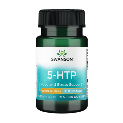 Ảnh sản phẩm Swanson - 5-HTP 100mg / Capsule (60 viên) - 1