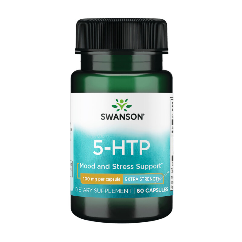 Ảnh sản phẩm Swanson - 5-HTP 100mg / Capsule (60 viên)