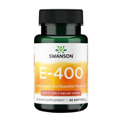 Ảnh sản phẩm Swanson - Vitamin E 400IU (180mg) / Sofgel (60 viên) - 1