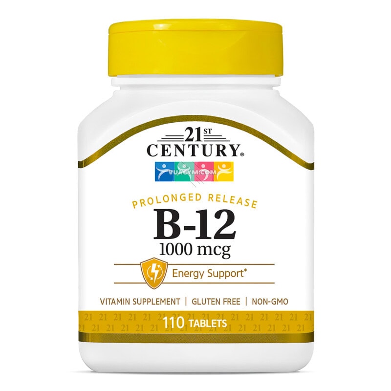 Ảnh sản phẩm 21st Century - B-12 1000mcg / Tablet (110 viên)