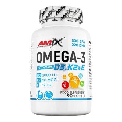 Ảnh sản phẩm Amix - Omega-3 + D3, K2 & E (90 viên) - 1