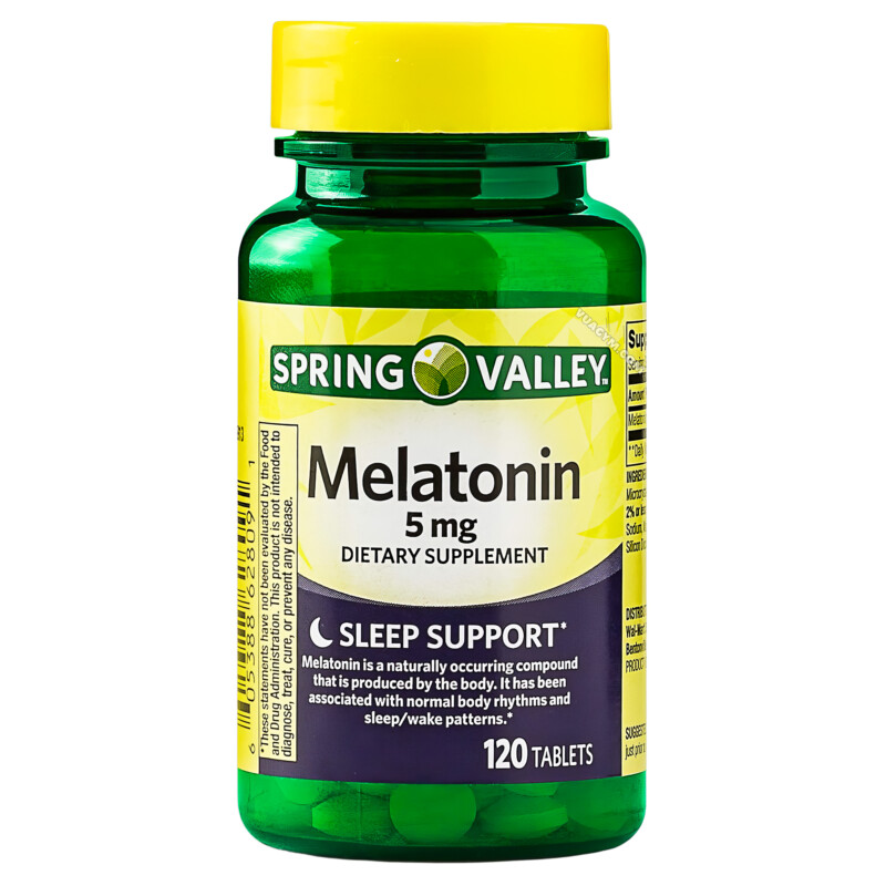 Ảnh sản phẩm Spring Valley - Melatonin 5mg (120 viên)