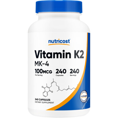 Nutricost - Vitamin K2 MK-4 100mcg / Capsule (240 viên)