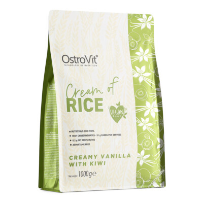 OstroVit - Cream of Rice - 1KG. Creamy Vanilla & Kiwi