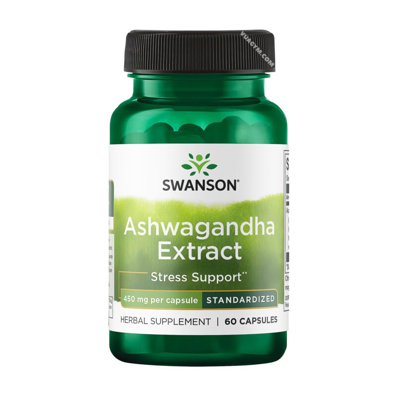 Ảnh sản phẩm Swanson - Ashwagandha Extract 450mg / Capsule (60 viên)