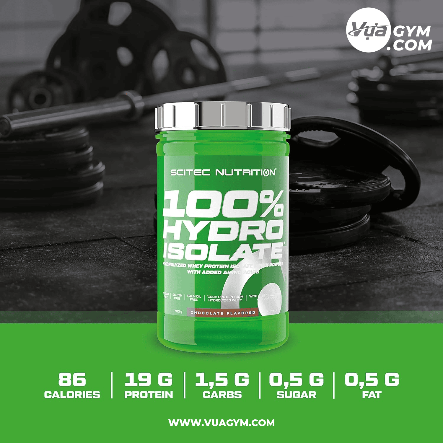 Scitec Nutrition - 100% Hydro Isolate (700g) - scitec nutrition 100 hydro isolate 700g motavuagym