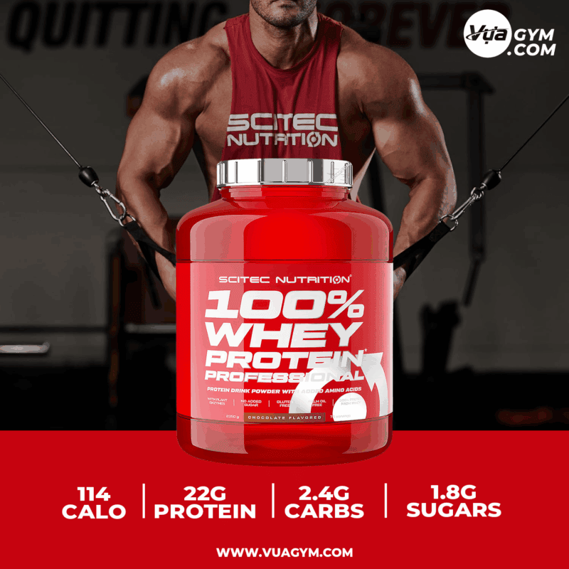 Ảnh sản phẩm Scitec Nutrition - 100% Whey Protein Professional (2350g) - 2