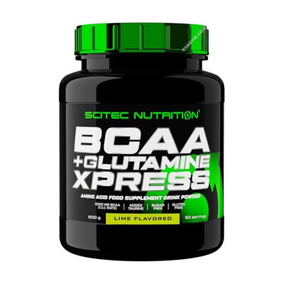 Scitec Nutrition - BCAA + Glutamine Xpress - 50 lần dùng Lime