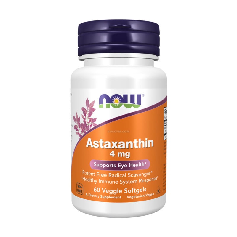 Ảnh sản phẩm NOW - Astaxanthin 4 mg (60 viên)
