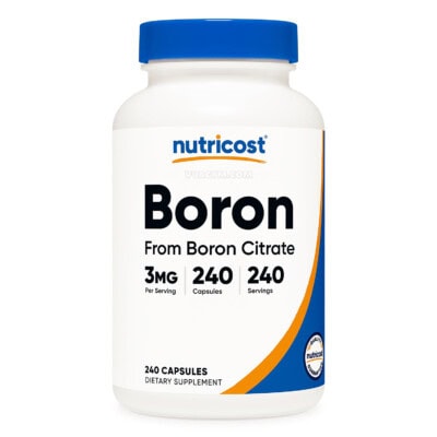 Nutricost - Boron 3mg / Capsule (240 viên)