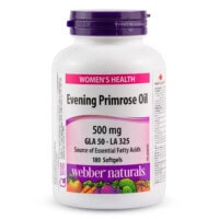 Ảnh thu nhỏ sản phẩm Webber Naturals - Evening Primrose Oil 500mg (GLA 50mg & LA 325mg) / Softgel (180 viên) - 1