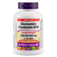 Ảnh thu nhỏ sản phẩm Webber Naturals - Glucosamine Chondroitin MSM 500/400/400mg / Tablet (120 viên) - 1