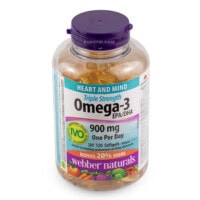 Ảnh thu nhỏ sản phẩm Webber Naturals - Triple Strength Omega-3 EPA/DHA 900mg / Softgel (120 viên) - 4