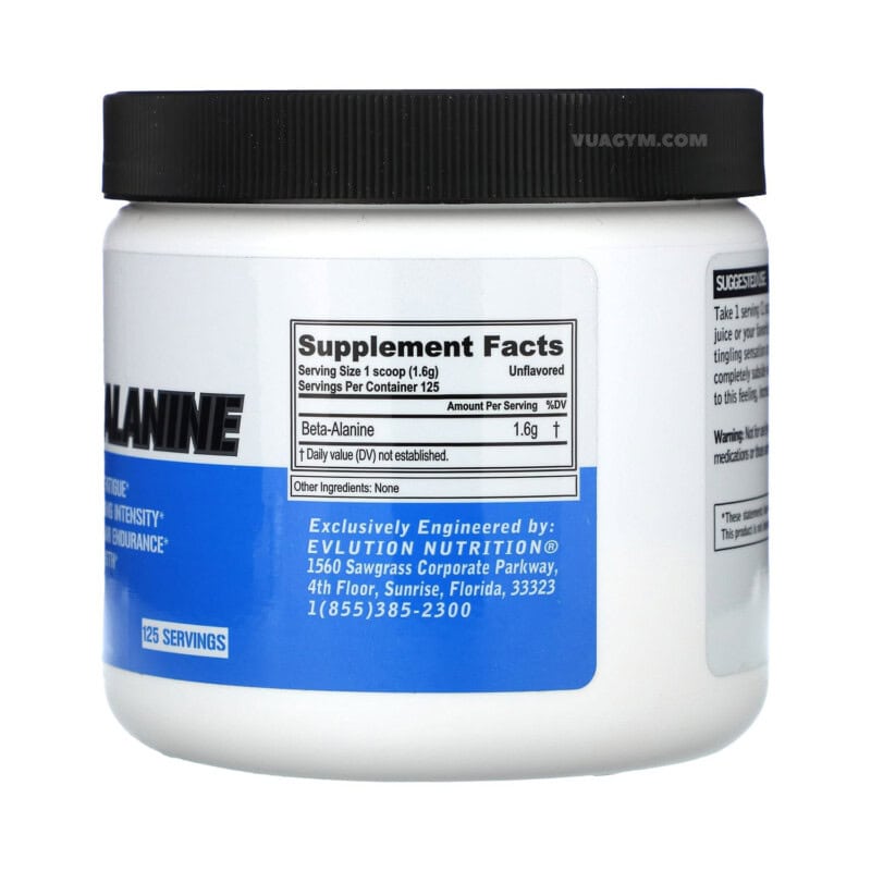 Ảnh sản phẩm EVL - Beta-Alanine (200g) - 2