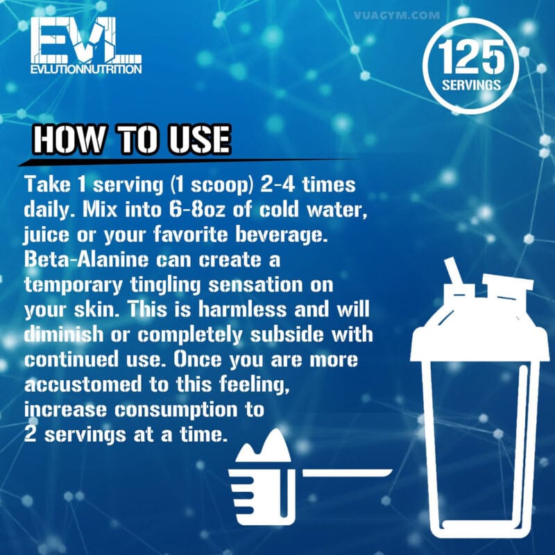 Ảnh sản phẩm EVL - Beta-Alanine (200g) - 6