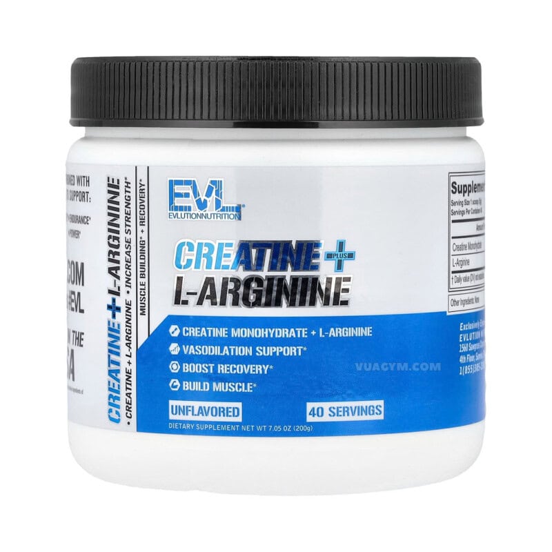 Ảnh sản phẩm EVL - Creatine + L-Arginine (200g)