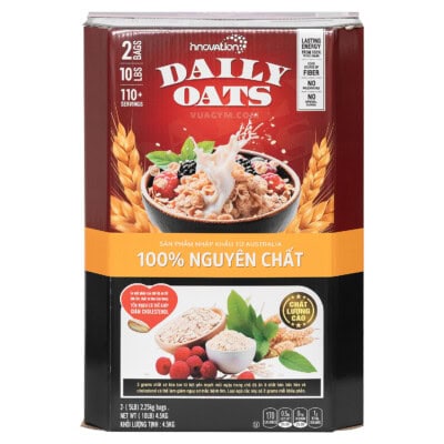 Innovation - Daily Oats - Thùng 4.5 Kg - Nhãn vàng (Cán mỏng) (2)