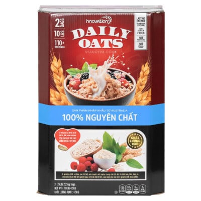 Innovation - Daily Oats - Thùng 4.5 Kg - Nhãn xanh dương (Cán vỡ) (2)