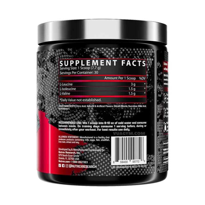 Ảnh sản phẩm Nutrex - BCAA 6000 (30 lần dùng) - 2