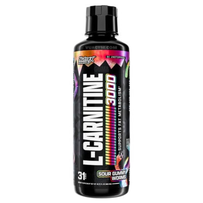 Nutrex - L-Carnitine 3000 - 465ml - Sour Gummy Worms copy