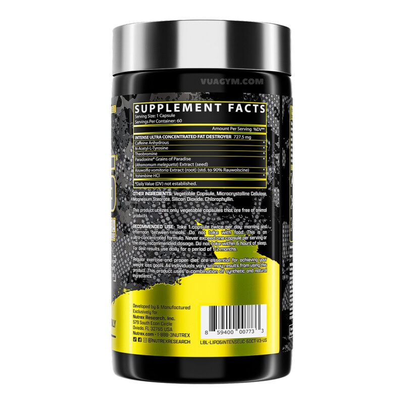 Ảnh sản phẩm Nutrex - Lipo-6 Intense UC (60 viên) - 2