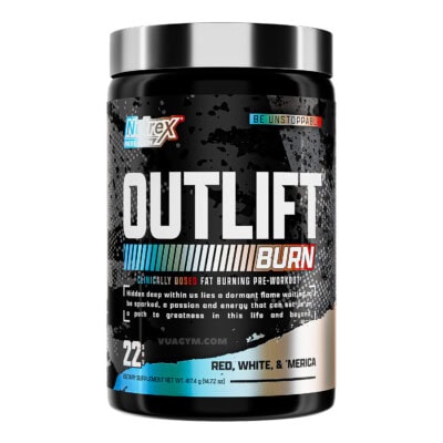 Nutrex - Outlift Burn - 22 lần dùng - Red White Merica (1)