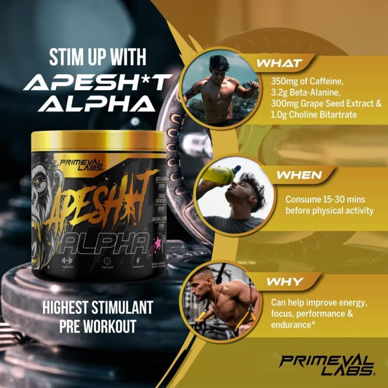 Ảnh sản phẩm Primeval Labs - Ape Sh*t Alpha (40 lần dùng) - 6