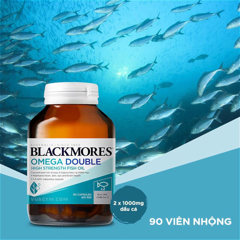 Ảnh sản phẩm Blackmores - Omega Double High Strength Fish Oil (90 viên) - 2