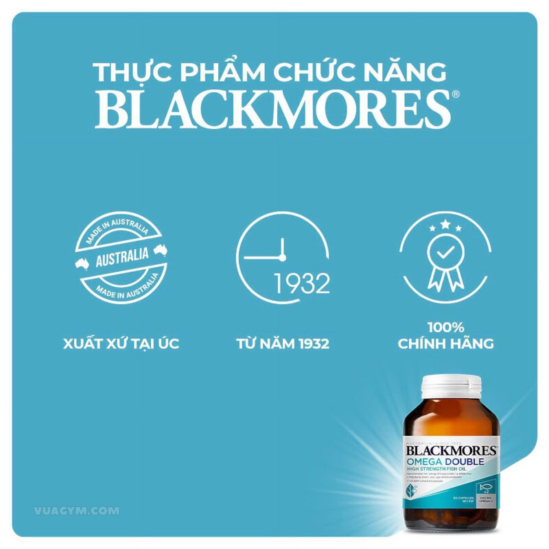 Ảnh sản phẩm Blackmores - Omega Double High Strength Fish Oil (90 viên) - 5