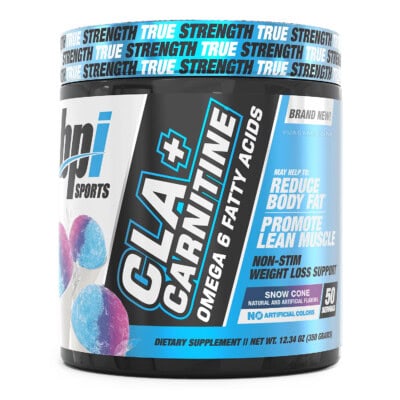 BPI Sports - CLA + Carnitine - 50 lần dùng - Snow Cone