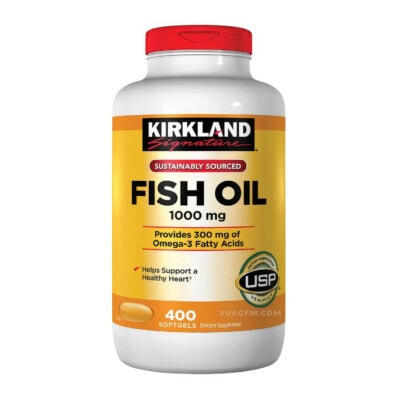 Kirkland - Fish Oil 1000mg / Softgel (400 viên)