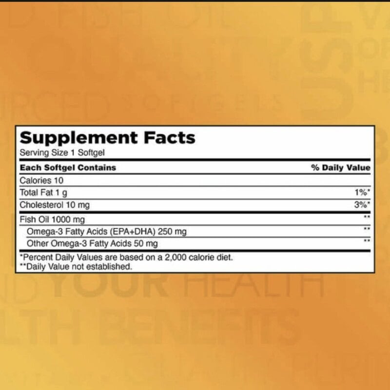 Ảnh sản phẩm Kirkland - Fish Oil 1000mg / Softgel (400 viên) - 8