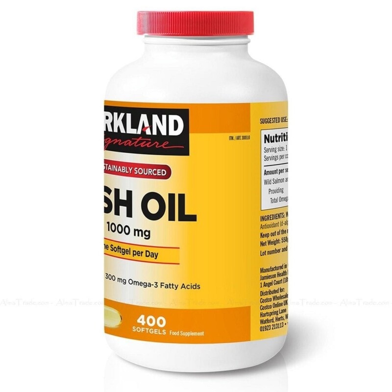 Ảnh sản phẩm Kirkland - Fish Oil 1000mg / Softgel (400 viên) - 3