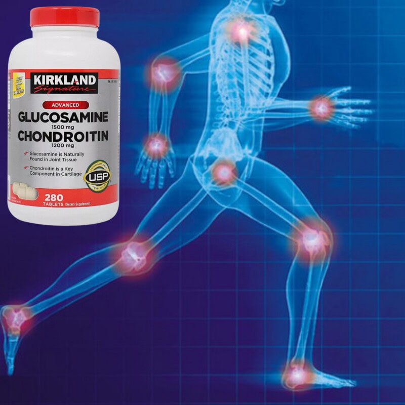 Ảnh sản phẩm Kirkland - Glucosamine 1500mg Chondroitin 1200mg (280 viên) - 6