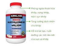 Ảnh thu nhỏ sản phẩm Kirkland - Glucosamine HCL 1500mg + MSM 1500mg (375 viên) - 5