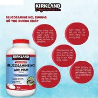 Ảnh thu nhỏ sản phẩm Kirkland - Glucosamine HCL 1500mg + MSM 1500mg (375 viên) - 4