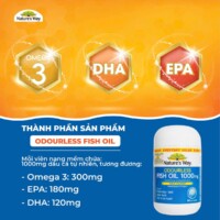 Ảnh thu nhỏ sản phẩm Nature's Way - Odourless Fish Oil 1000mg (80 viên) - 5