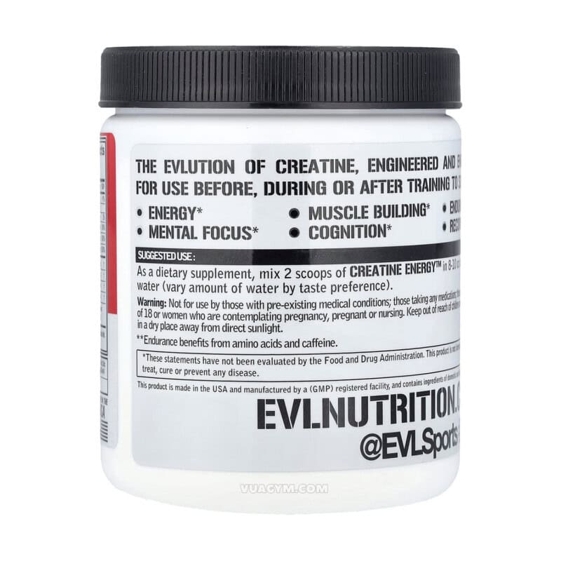 Ảnh sản phẩm EVL - Creatine Energy (30 lần dùng) - 3