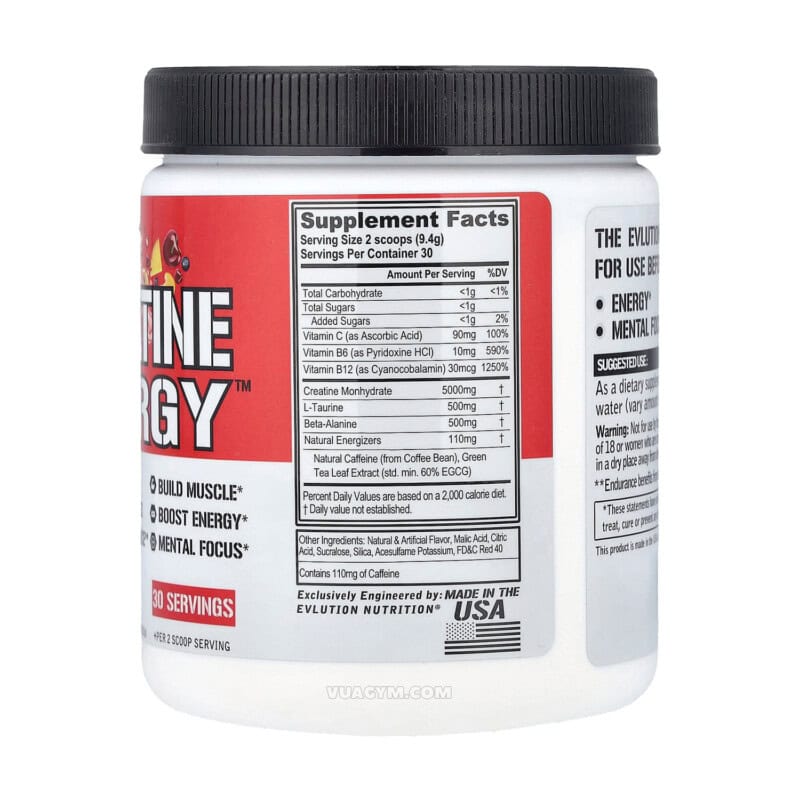 Ảnh sản phẩm EVL - Creatine Energy (30 lần dùng) - 2