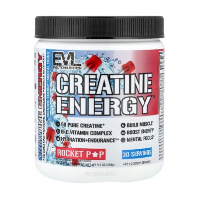 EVL - Creatine Energy - 30 lần dùng - Rocket Pop