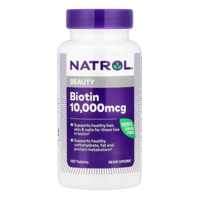 Natrol - Biotin 10,000mcg / Tablet (100 viên)