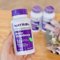 Ảnh thu nhỏ sản phẩm Natrol - Biotin 10,000mcg / Tablet (100 viên) - 5