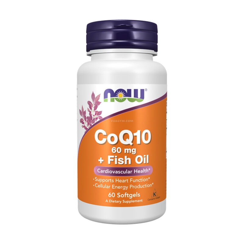 Ảnh sản phẩm NOW - CoQ10 60mg + Omega-3 Fish Oil (60 viên)