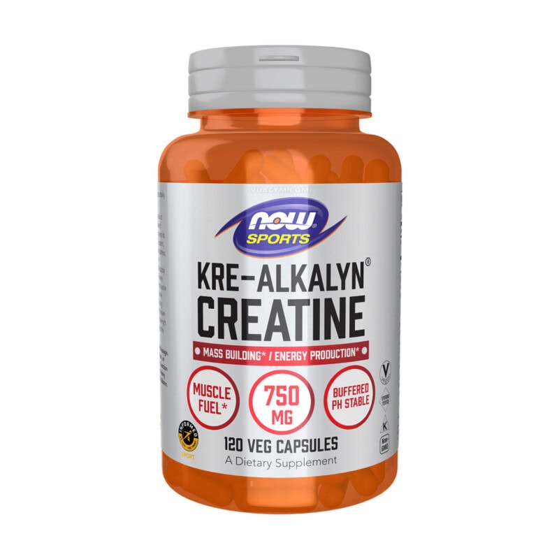 Ảnh sản phẩm NOW - Kre-Alkalyn Creatine (120 viên)