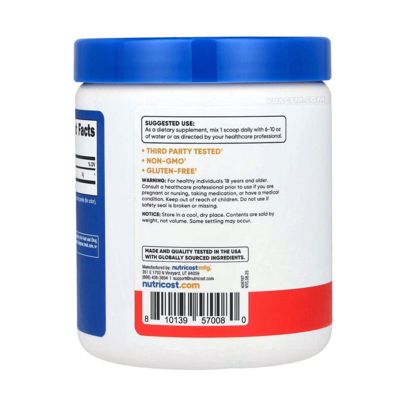 Ảnh sản phẩm Nutricost - L-Citrulline Malate 2:1 (300g) - 4