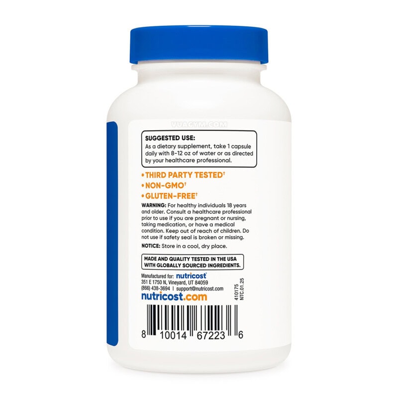 Ảnh sản phẩm Nutricost - P-5-P 50mg / Capsule (240 viên) - 3