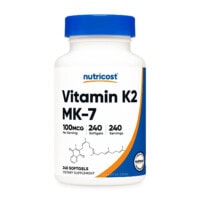 Ảnh thu nhỏ sản phẩm Nutricost Vitamin K2 (MK-7) 100mcg / Softgel (240 viên) - 1